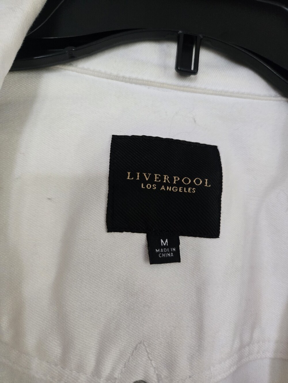 Liverpool Los Angeles White Denimn Jacket